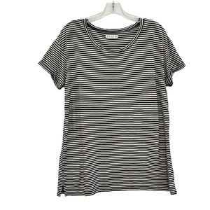 Awake Black and White Striped Top